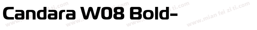 Candara W08 Bold字体转换